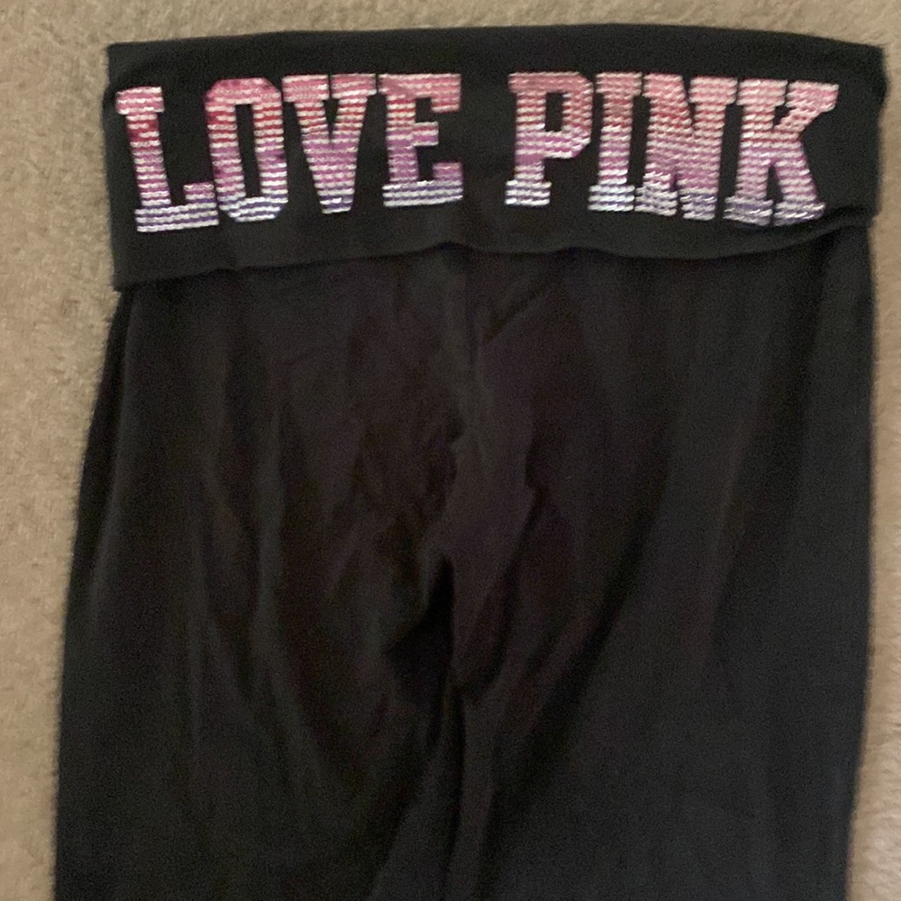 Vs pink yoga pants in excellent shape size s/p